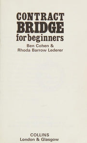 Contract Bridge for Beginners