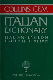Italian-English, English-Italian Dictionary (Gem Dictionaries)