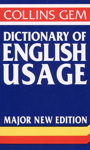 Dictionary of English Usage (Collins Gem)