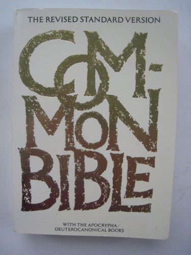 Revised Standard Version Common Bible with Apocrypha