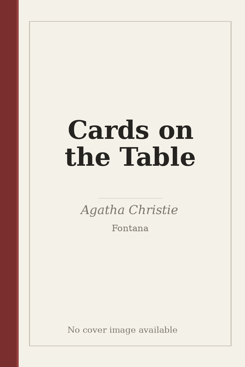 Cards on the Table - no cover image available
