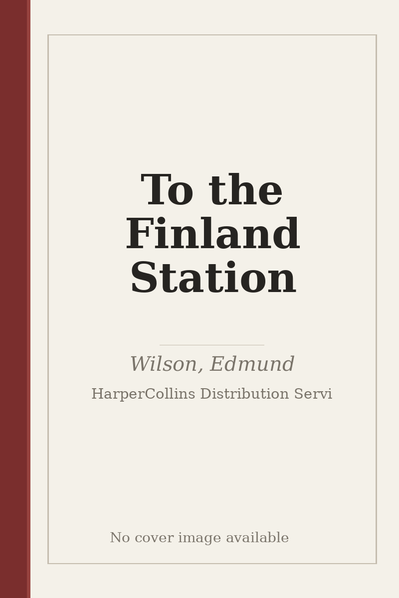 To the Finland Station - no cover image available