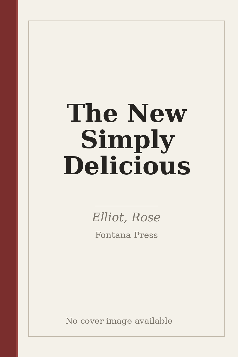 The New Simply Delicious - no cover image available