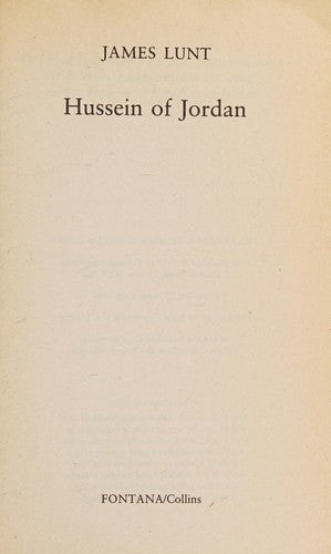 Hussein of Jordan