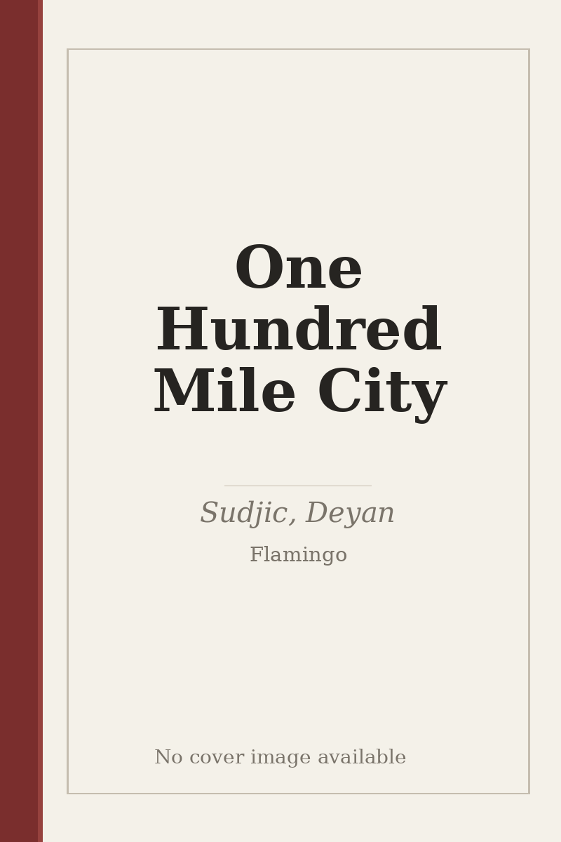 One Hundred Mile City - no cover image available