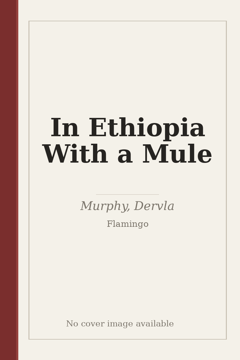In Ethiopia With a Mule - no cover image available