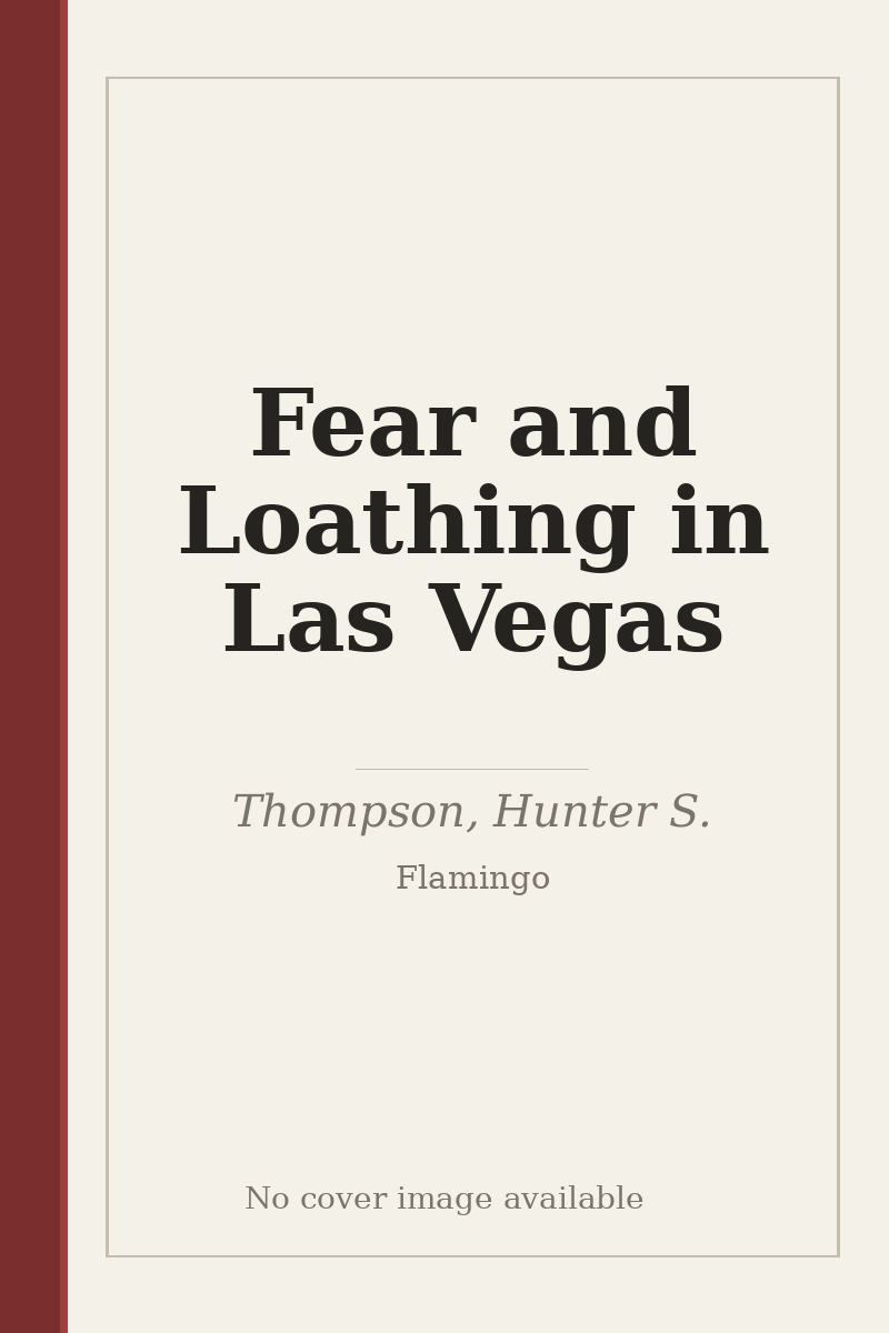 Fear and Loathing in Las Vegas - no cover image available