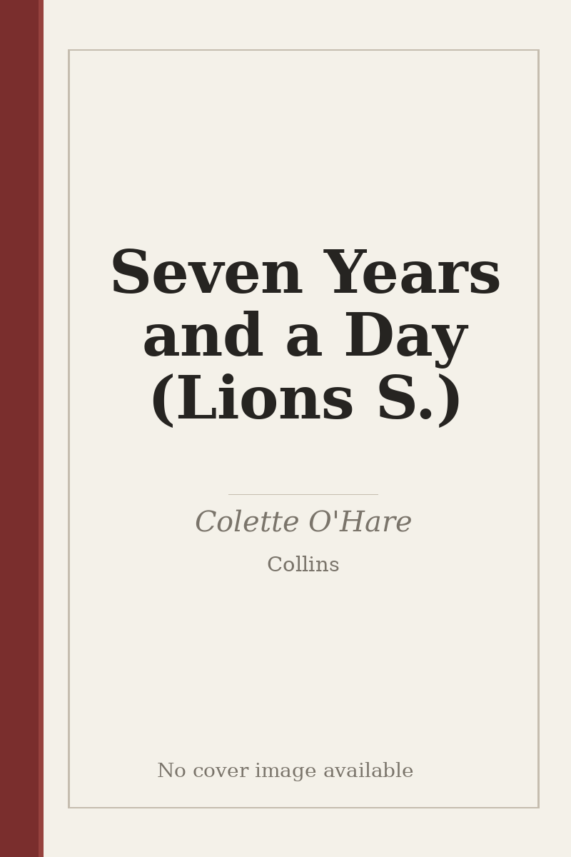 Seven Years and a Day (Lions S.) - no cover image available