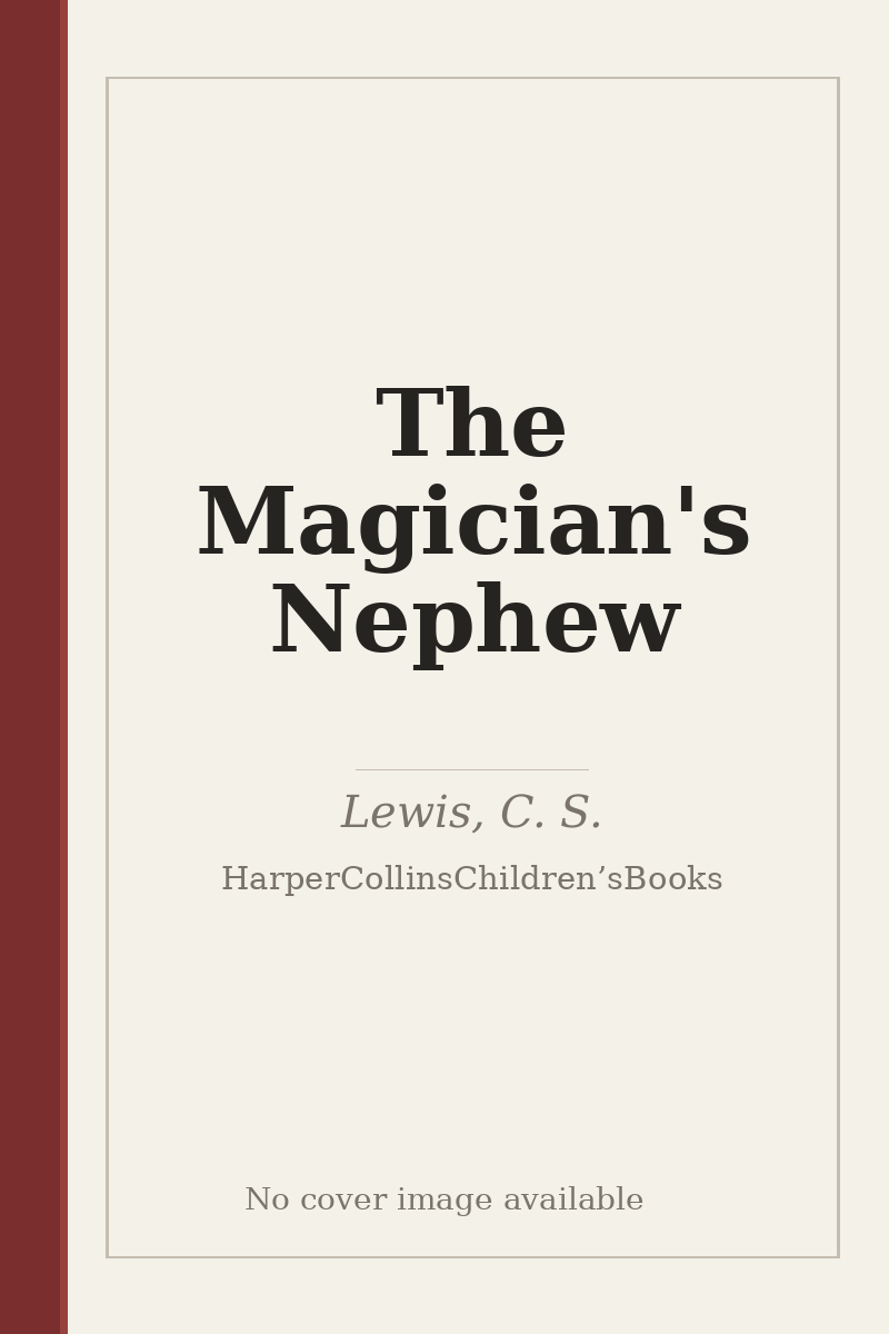 The Magician's Nephew - no cover image available