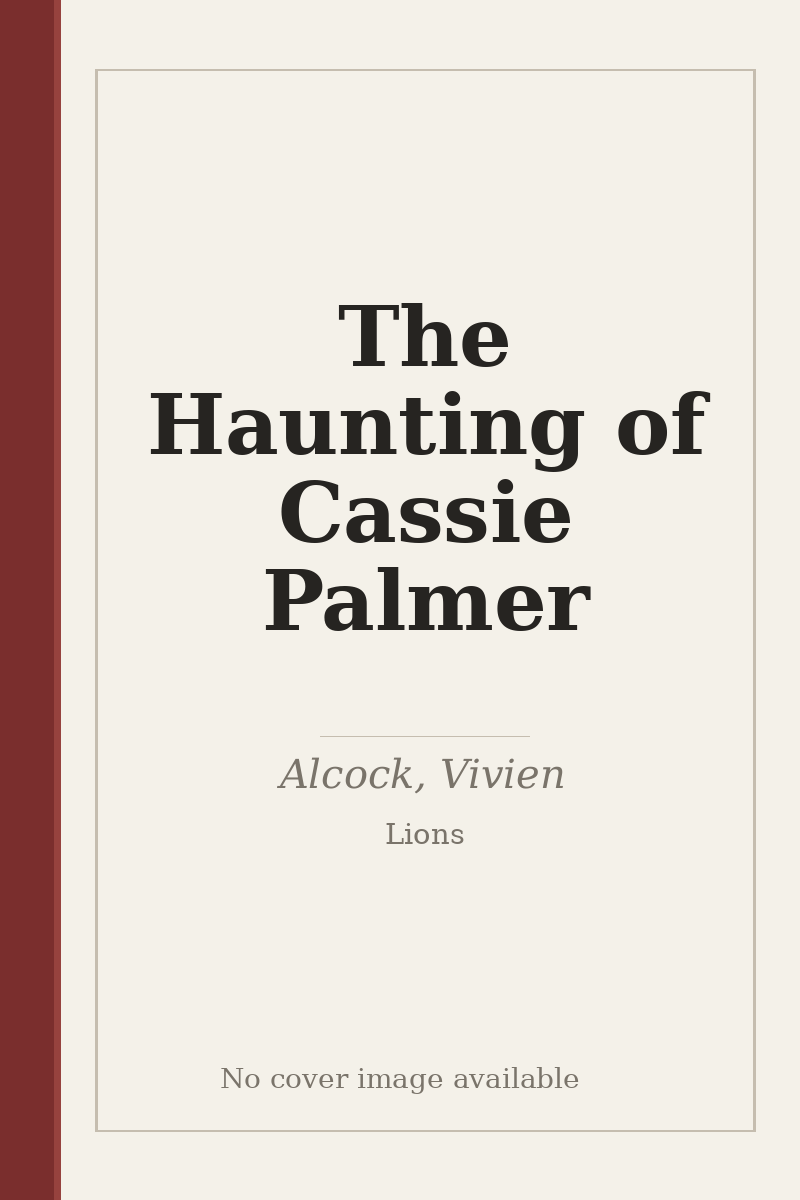 The Haunting of Cassie Palmer - no cover image available