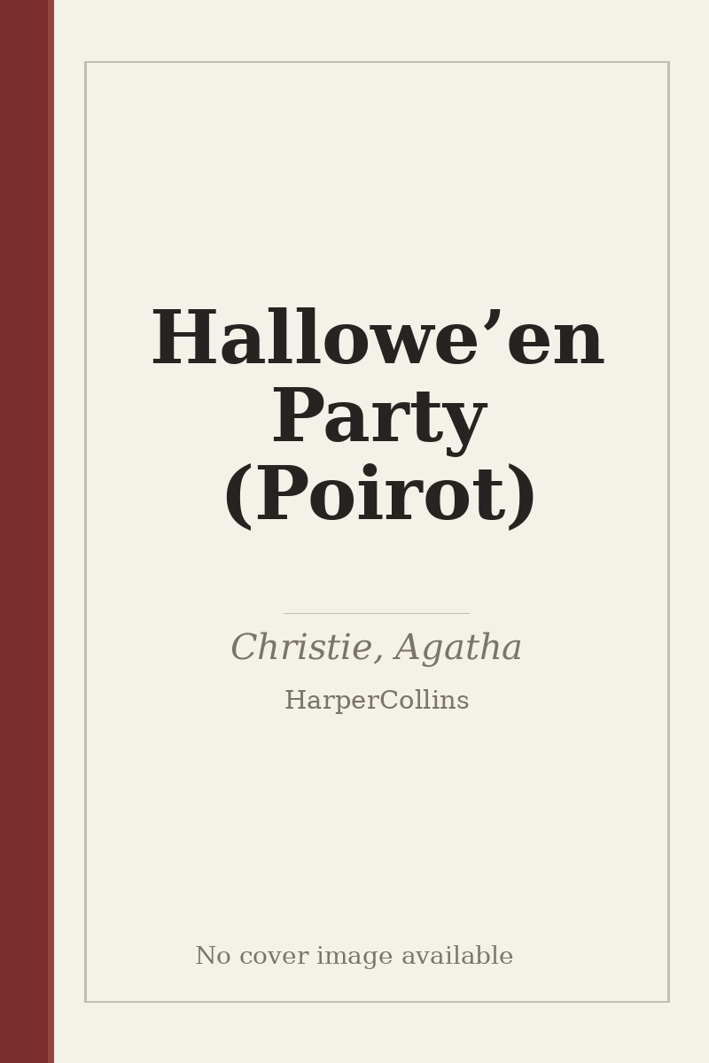 Hallowe’en Party (Poirot) - no cover image available