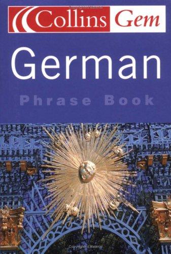 German Phrase Book (Collins Gem)