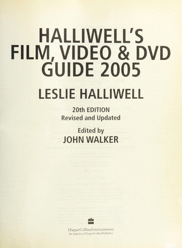 Halliwell's Film, Video and DVD Guide 2005