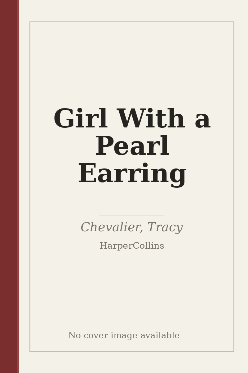 Girl With a Pearl Earring - no cover image available