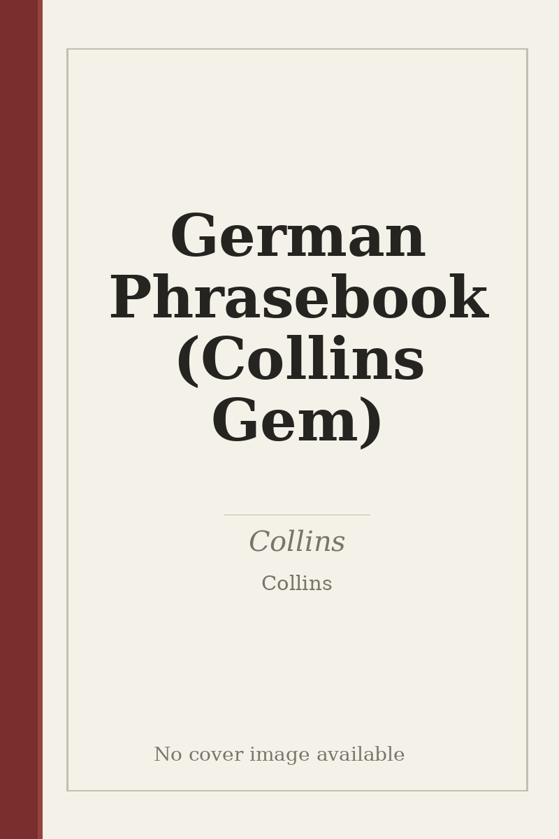 German Phrasebook (Collins Gem) - no cover image available