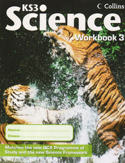 Workbook 3: Write-in Workbook 3 - following Pupil Book 1lessons - for pupils of lower ability: v. 3 (Collins KS3 Science)