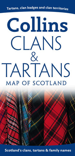 Clans and Tartans Map of Scotland (Pictorial Maps)