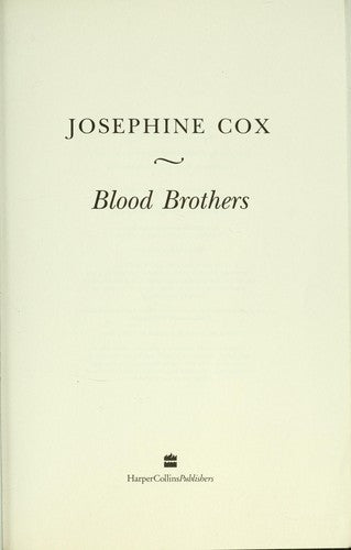 Blood Brothers: The suspenseful psychological thriller novel