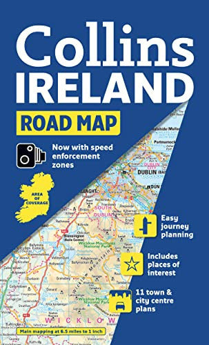 Ireland Road Map (Collins Road Map)