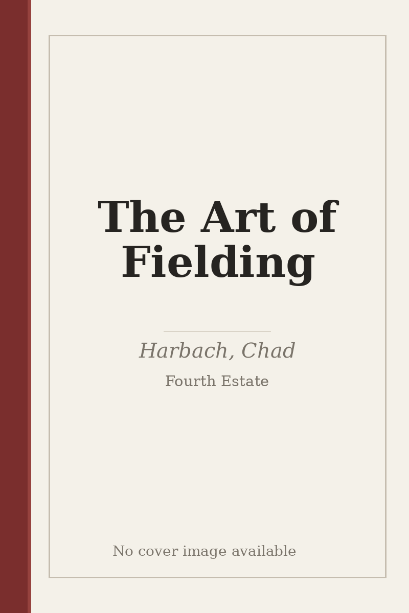 The Art of Fielding - no cover image available