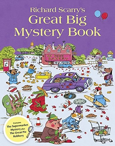 Richard Scarry's Great Big Mystery Book: A Fun Children's Picture Storybook Filled with Classic Illustrated Adventures
