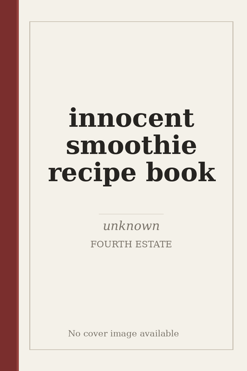 innocent smoothie recipe book - no cover image available