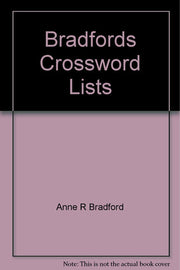 Bradfords Crossword Lists
