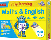Maths and English Activity Box Ages 5-7: Ideal for Home Learning (Collins Easy Learning KS1)