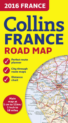 2016 Collins Map of France