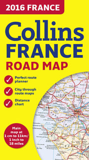 2016 Collins Map of France