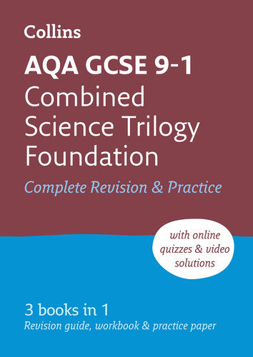 AQA GCSE 9-1 Combined Science Foundation Complete Revision and Practice: Ideal for the 2026 and 2027 exams includes online edition, quizzes and video solutions