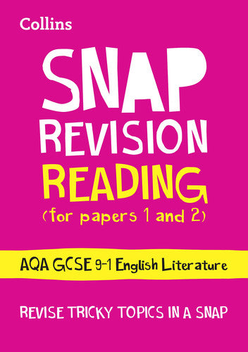 AQA GCSE 9-1 English Language Reading (Papers 1 & 2) Revision Guide: Ideal for the 2025 exams (Collins GCSE Grade 9-1 SNAP Revision)