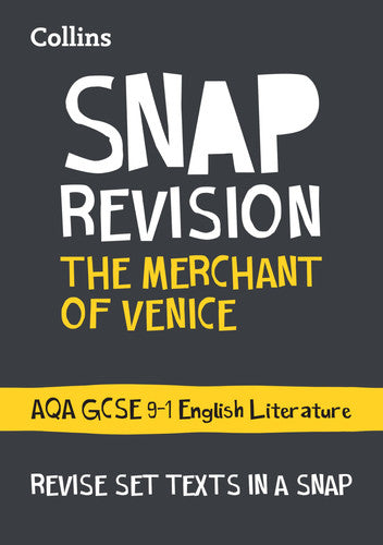 The Merchant of Venice: AQA GCSE 9-1 English Literature Text Guide: Ideal for the 2026 and 2027 exams (Collins GCSE Grade 9-1 SNAP Revision)