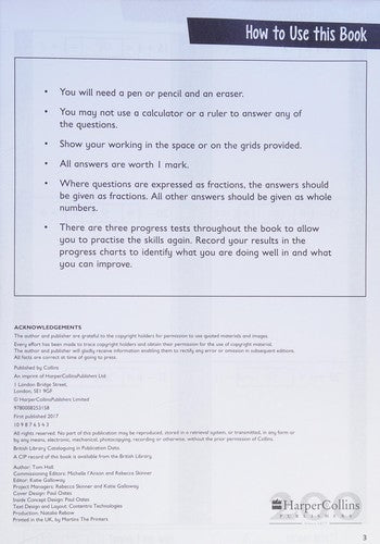 Collins KS1 MATHS - ARITHMETIC SATS QUESTION BOOK: Ideal for use at home