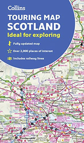 Scotland Touring Map: Ideal for exploring