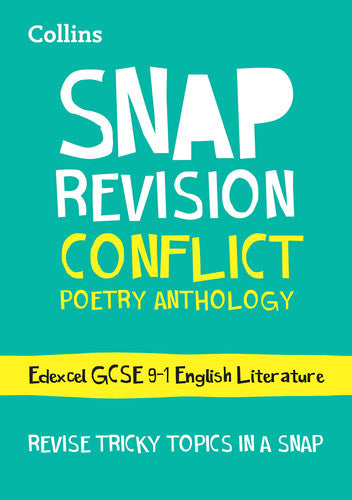Edexcel Conflict Poetry Anthology Revision Guide: Ideal for the 2027 and 2028 exams (Collins GCSE Grade 9-1 SNAP Revision)