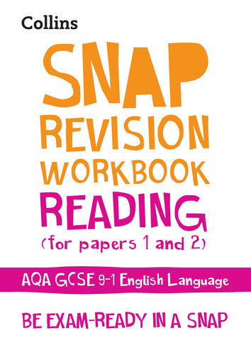 AQA GCSE 9-1 English Language Reading (Papers 1 & 2) Workbook: Ideal for the 2025 exams (Collins GCSE Grade 9-1 SNAP Revision)