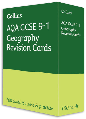 AQA GCSE 9-1 Geography Revision Cards: Ideal for the 2027 and 2028 exams (Collins GCSE Grade 9-1 Revision)