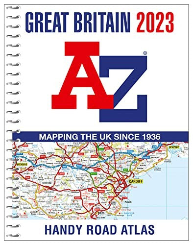 Great Britain A-Z Handy Road Atlas 2023 (A5 Spiral)