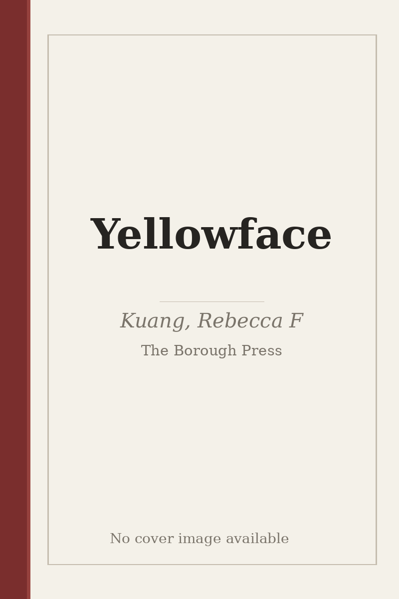 Yellowface - no cover image available