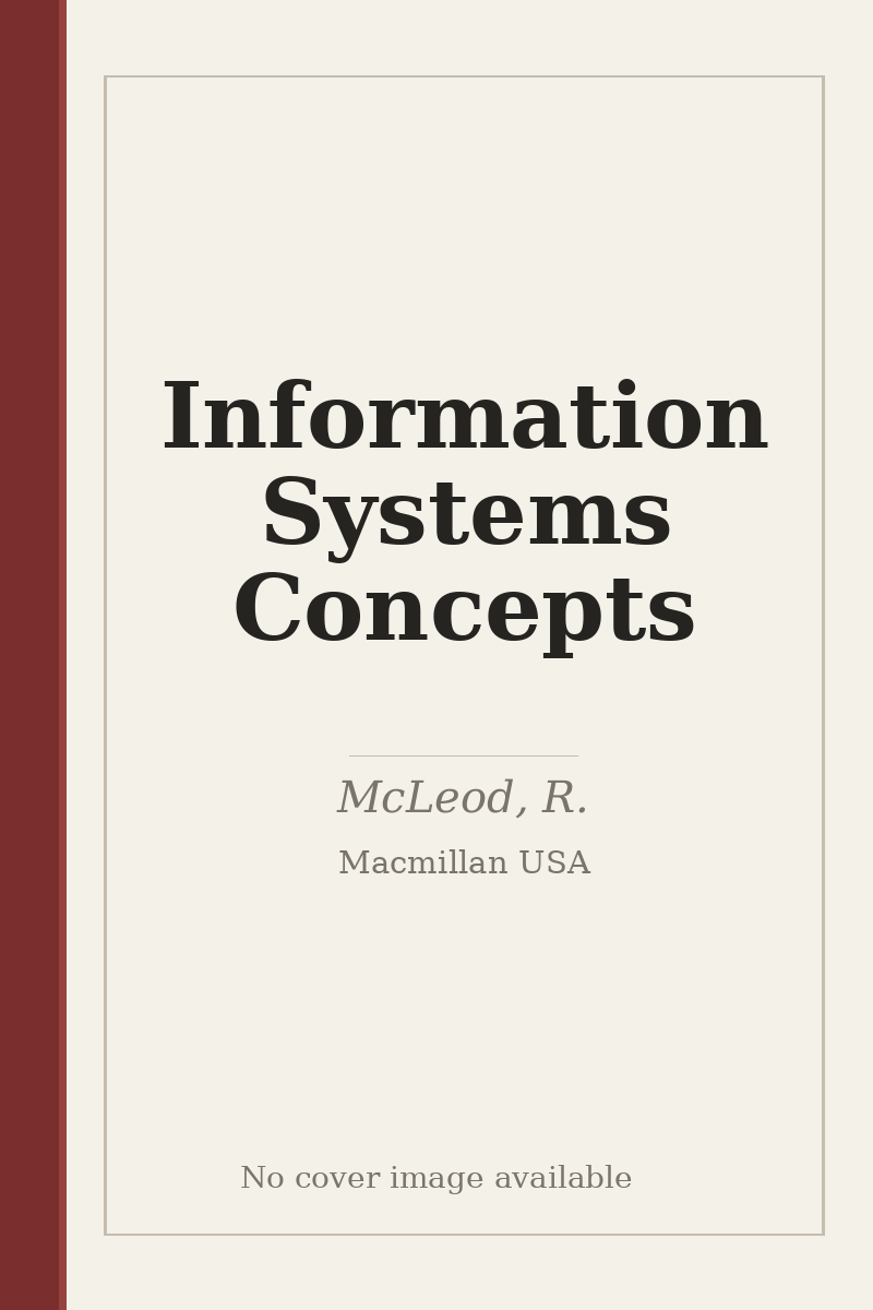 Information Systems Concepts - no cover image available