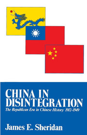 China in Disintegration: The Republican Era in Chinese History, 1912-1949 (Transformation of Modern China Series)