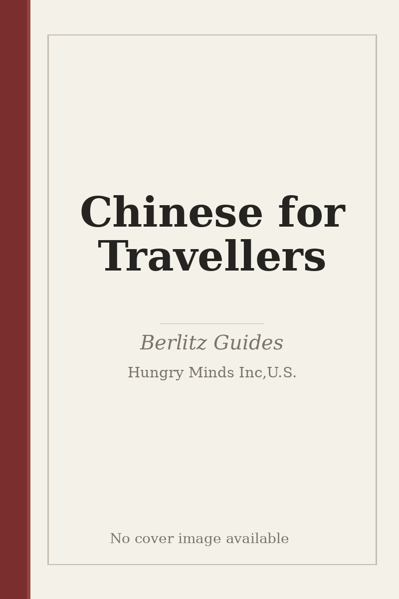 Chinese for Travellers - no cover image available