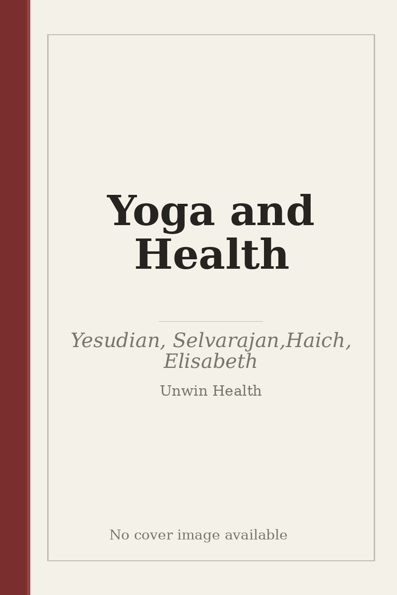Yoga and Health - no cover image available
