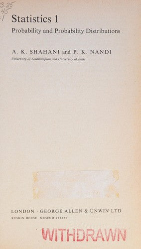 Statistics 1 (Problem Solvers)