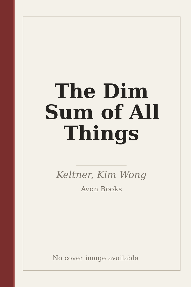 The Dim Sum of All Things - no cover image available