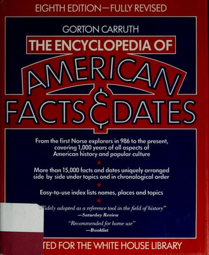 Encyclopaedia of American Facts and Dates