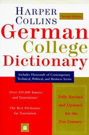 Dic Collins German English English German Dictionary (Harpercollins College Dictionaries)