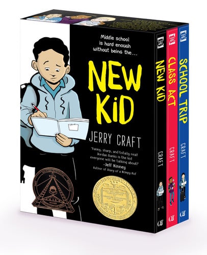 New Kid 3-Book Box Set: A Graphic Novel Collection: New Kid, Class Act, School Trip