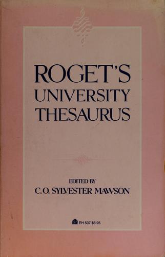 Roget's University Thesaurus